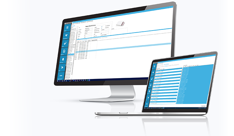 MMS surplus-goods reconciliation system on desktop and laptop